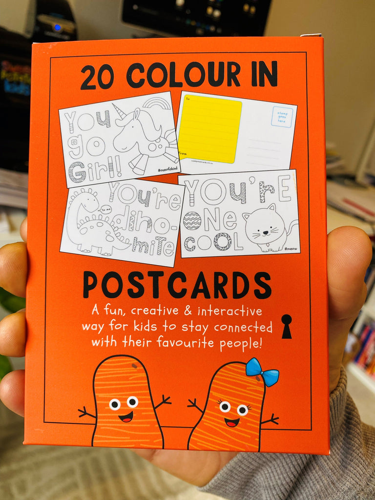 Posties: 20 Colour in Postcards